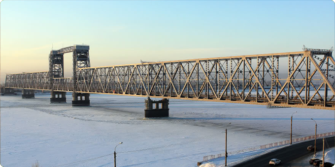 Мост в Архангельске